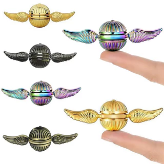 Edc Fidget Spinner ของเล่นปลายนิ้ว Spinning Gyroscope Anti-Stress ของเล่นเด็กผู้ใหญ่หมุนลูกบอลโลหะเดสก์ท็อปความเครียดบรรเทาของเล่น