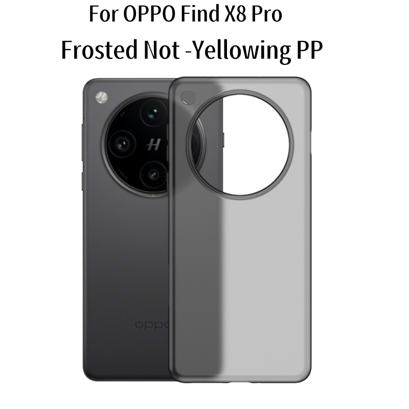เคสเคลือบ PP บางพิเศษสําหรับ OPPO Find X8S + X8 Ultra X8 Pro Oneplus 1+13 ปลอกโปร่งแสงเรียบง่ายป้องกันลายนิ้วมือปกหลัง ราคา ถูกที่สุด ดีลบีเคเค