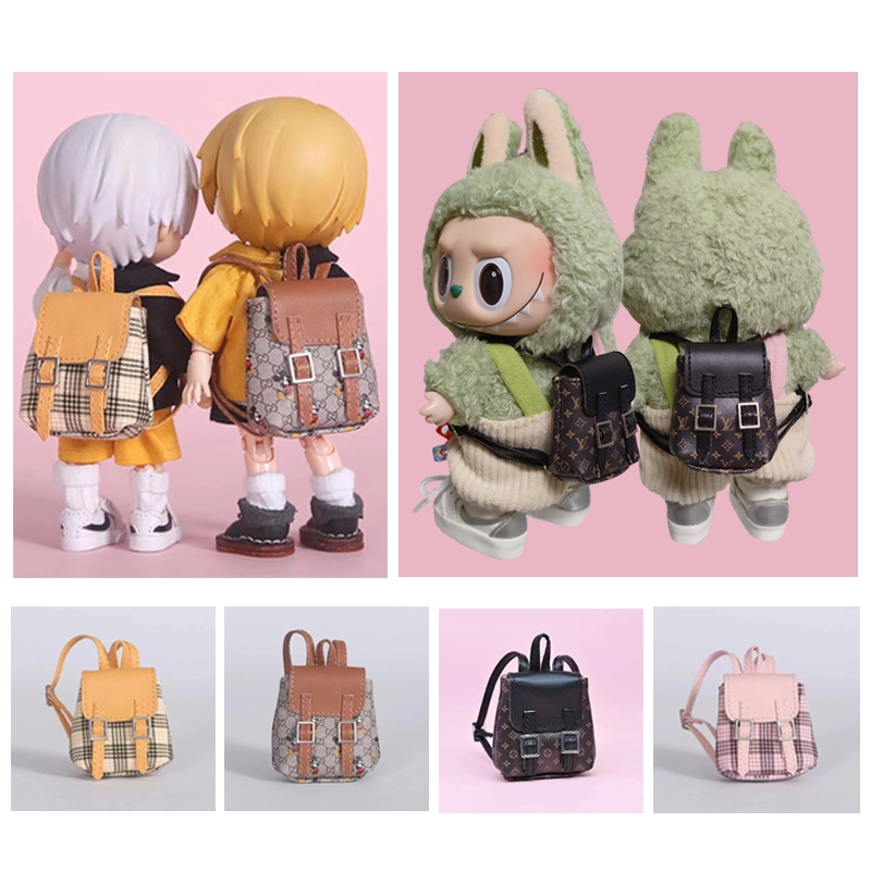 เสื้อผ้าตุ๊กตาสําหรับ 15 ซม. 17 ซม. Labubu V1 V2 V3 Labubu lilltle milan มีที่นั่ง macaron กางเกงแขวนตุ๊กตาอุปกรณ์เสริม - รูปที่ 3