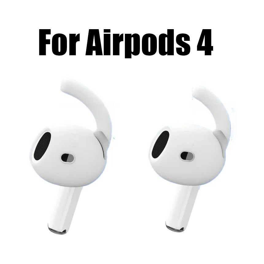 จุกหูฟังซิลิโคนสําหรับ AirPods 4 เคล็ดลับรุ่นกีฬา Anti Shark Fin ซิลิโคน Eartips Anti Slip สําหรับ AirPods 4 หูฟังปลั๊กอุดหู