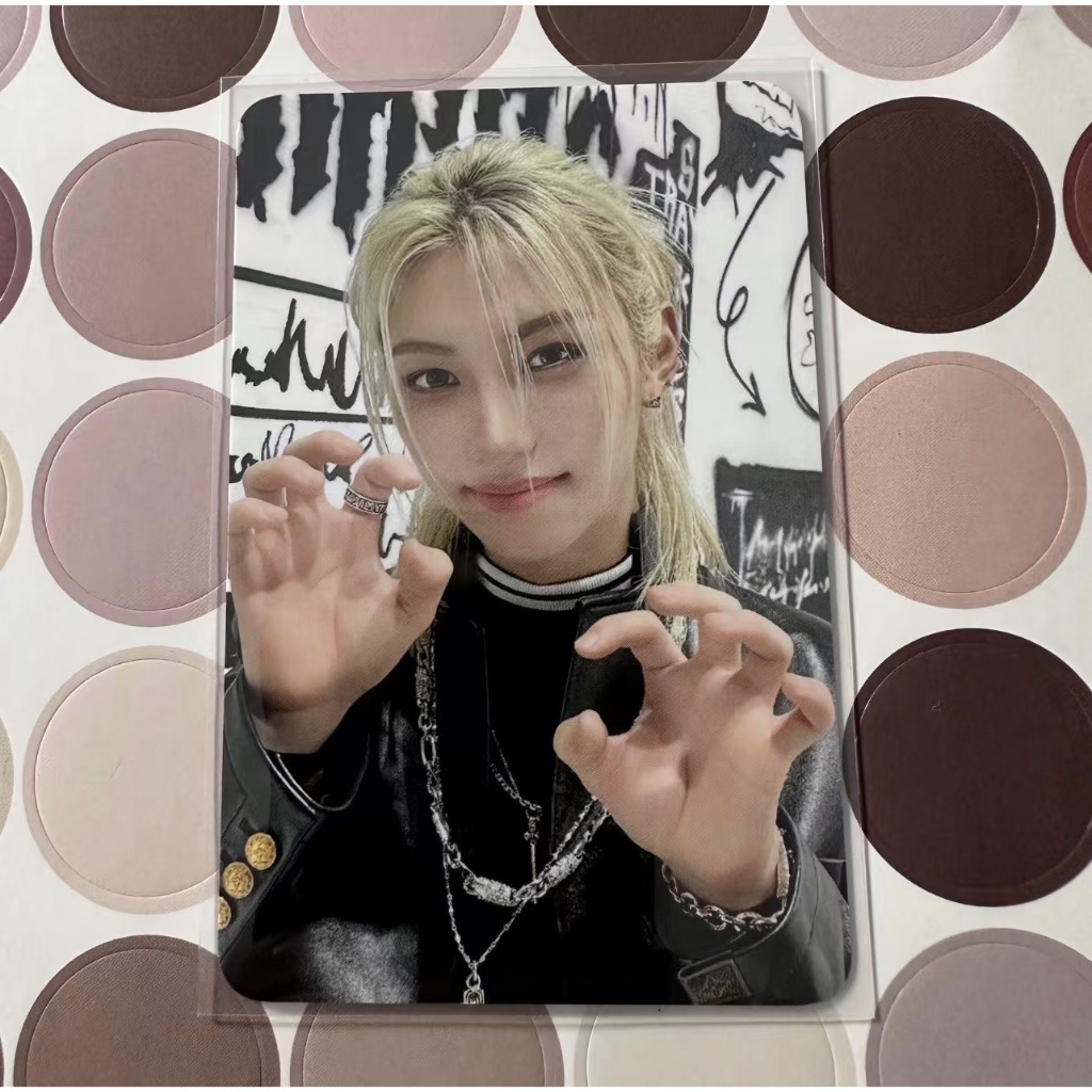 ของแท้ Photocard SKZ DOMINATEATE Flash Full Amount Card ATE STRAY KIDS Photocard FELIX Lee Long Fu Cat Claw Fei