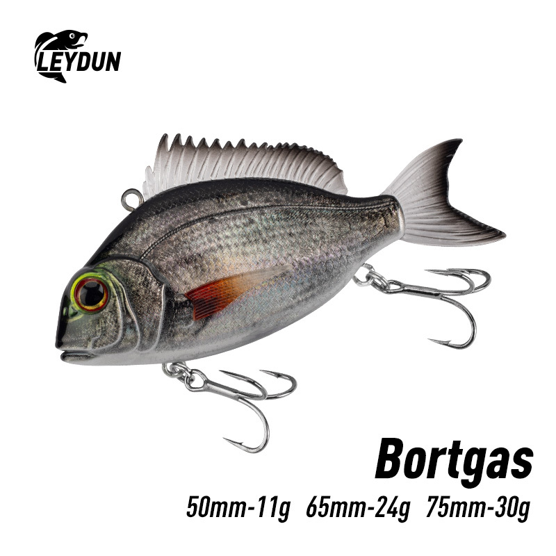 Leydun เหยื่อตกปลา 50 มม. 65 มม. 75 มม. Sinking Good Action Hard เหยื่อคุณภาพสูง Crankbaits Wobblers