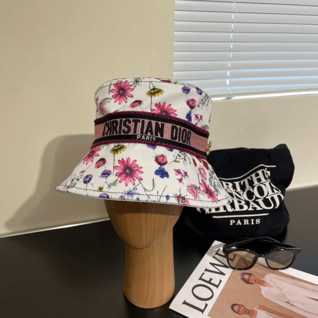 Dior Female Street Travel Fashion Bucket Hat