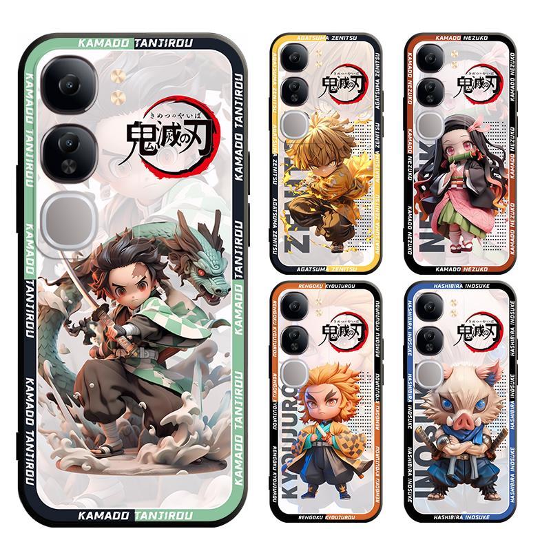 เคสสําหรับ VIVO V40 LITE Y19s Y200 V2417 V2419 4G 5G Demon Slayer Blade Case Soft Cover