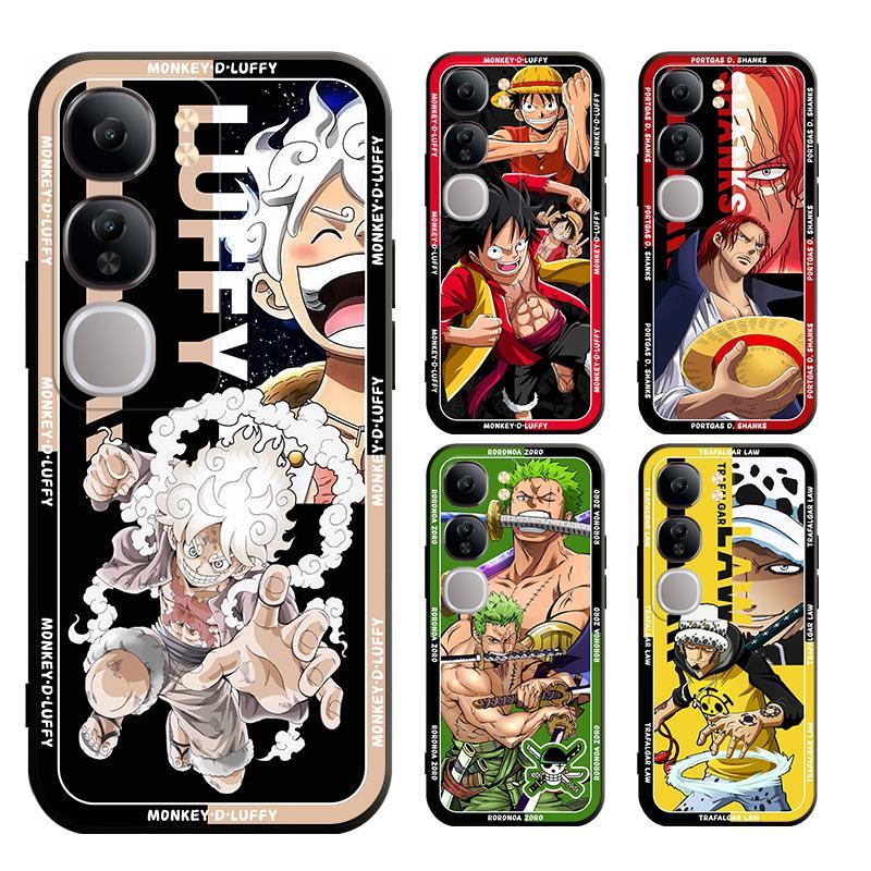 สําหรับ VIVO V40 LITE Y19s Y200 V2417 V2419 4G 5G onepiece luffy กรณีนุ่ม