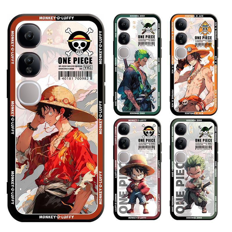 สําหรับ VIVO V40 LITE Y19s Y200 V2417 V2419 4G 5G onepiece luffy กรณีนุ่ม