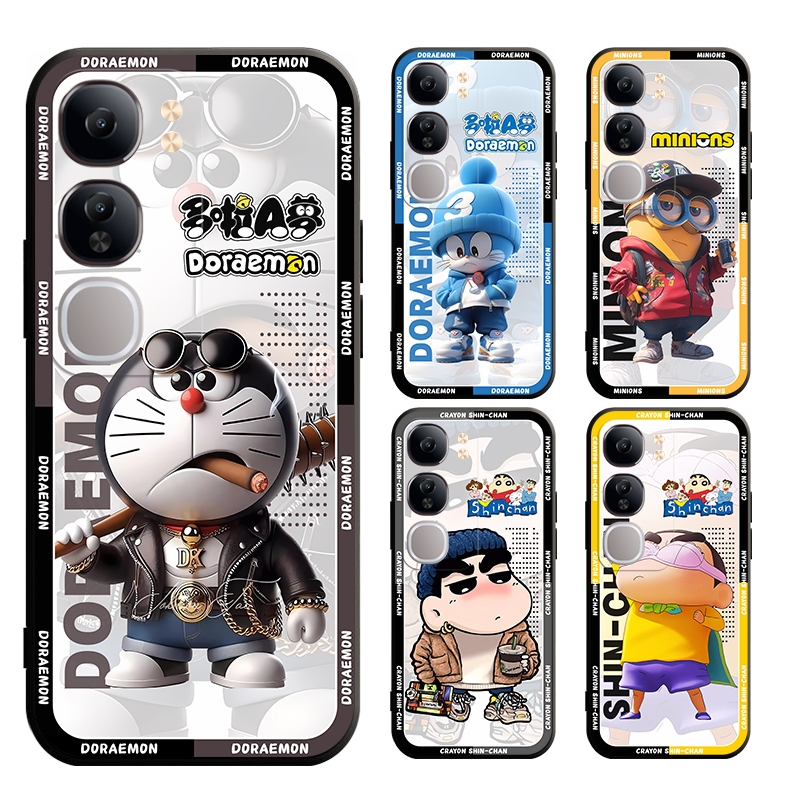เคสสําหรับ VIVO V40 LITE Y19s Y200 V2417 V2419 4G 5G Doraemon Case Soft Cover