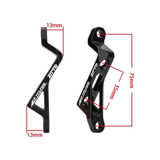 Ztto จักรยานดิสก์เบรกอะแดปเตอร์ MTB กรอบส้อม PM เป็น FM Caliper Mount จักรยานดิสก์เบรก Adaptor โพสต์ Mount to Flat Mount Adapter