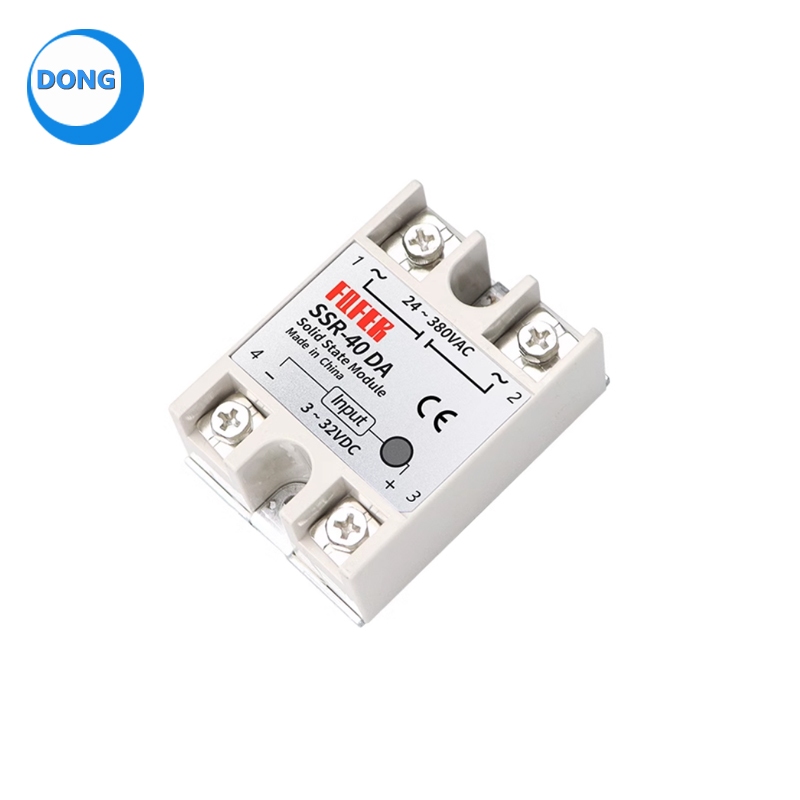 SSR-10DA/25DA 30A 40DA 60DA 100DA Solid State Relay โมดูล 50DA/75DA/80DA/90DA