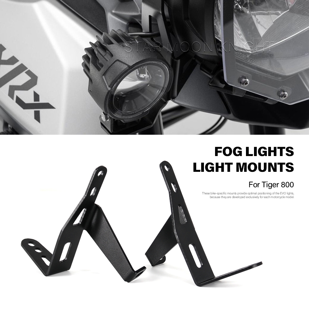 สําหรับTiger800สําหรับTiger 800 XCX XRX 2010 - 2022 รถจักรยานยนต์เสริมวงเล็บติดตั้งโคมไฟขับรถSpotlightผู้ถือ