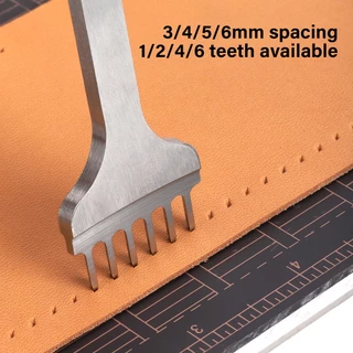 WUTA สิ่วหนัง 3/4/5/6 มม. เหล็กเจาะเพชร เครื่องมือเจาะหนัง เจาะรูเย็บ Leather Chisel Stitching Puncher