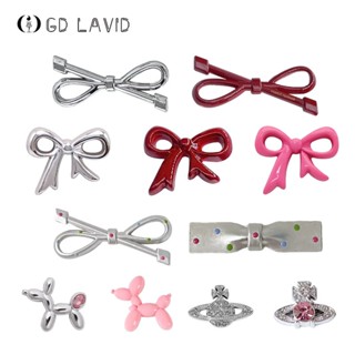 โบว์ต่างๆสีชมพูบอลลูนรองเท้าสุนัข Charms น่ารักเรซิ่นอุปกรณ์…