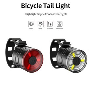 ไฟจักรยานไฟท้ายอลูมิเนียมหมวกกันน็อค 200 LM Night ขี่คําเตือน MTB จักรยาน LED ไฟหน้าไฟท้ายอุปกรณ์จักรยาน