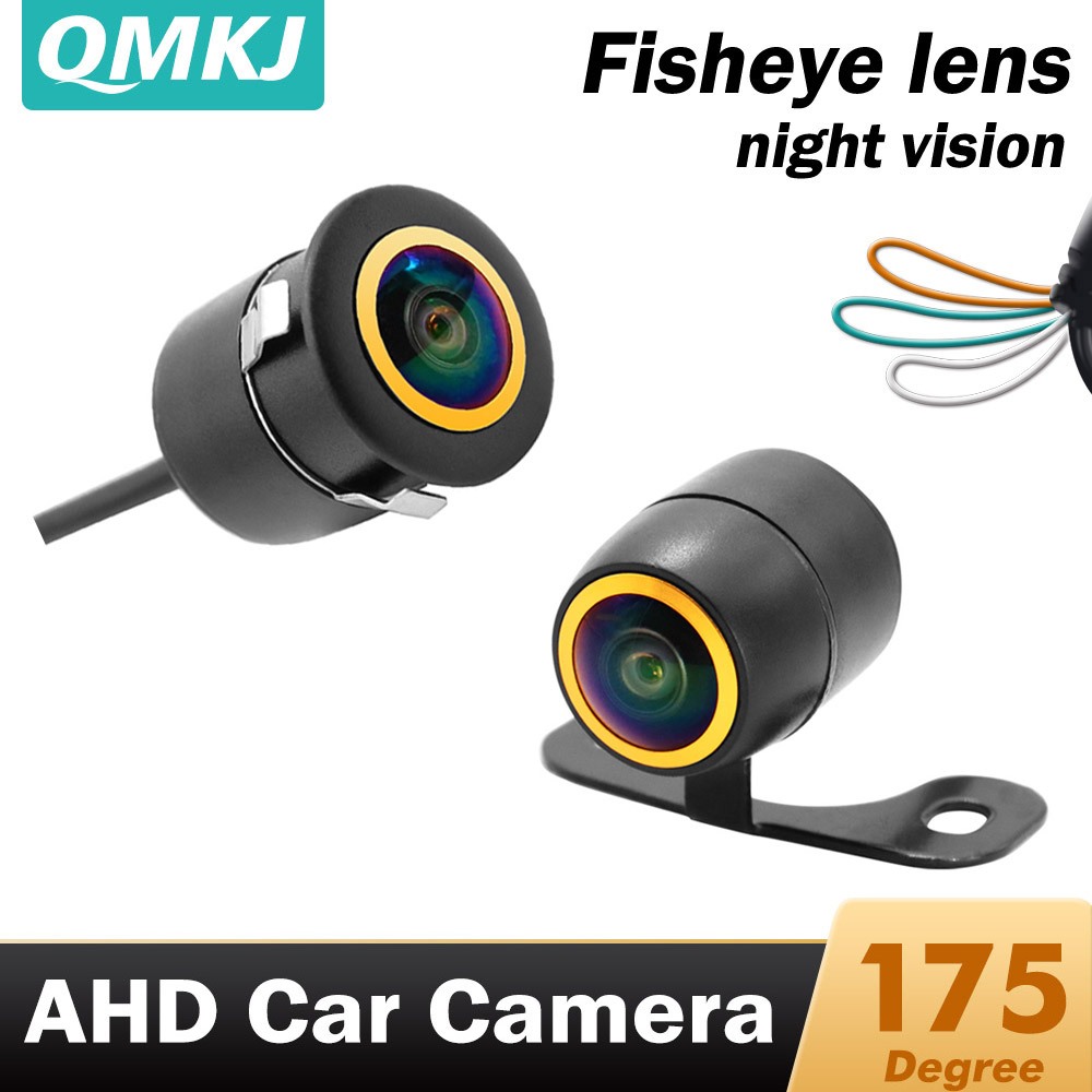 Universal AHD รถดูด้านหลังกล้อง HD ย้อนกลับที่จอดรถ Video Monitor สํารอง Night Vision เลนส์ 185 มม. Punch สําหรับรถเครื่องเล่นวิทยุ