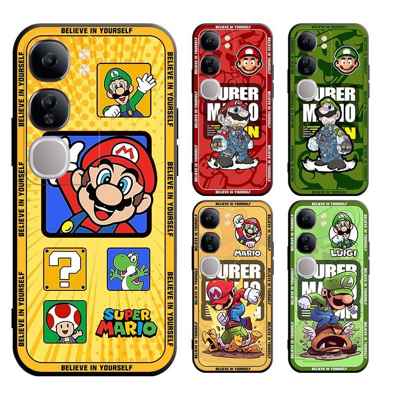 สําหรับ VIVO V40 LITE Y19s Y200 V2417 V2419 4G 5G super mario กรณีนุ่ม