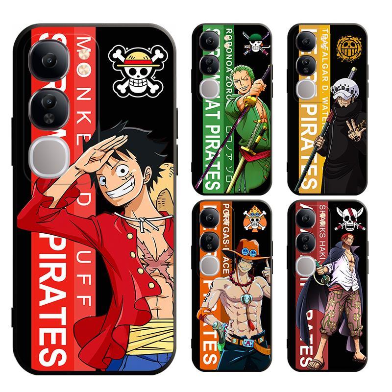 สําหรับ VIVO V40 LITE Y19s Y200 V2417 V2419 4G 5G onepiece luffy zoro กรณีนุ่ม