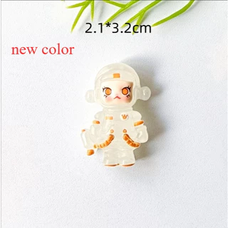 10 ชิ้น Luminous Glow SP นักบินอวกาศเรซิ่น Charms สําหรับ DIY (9-343)888