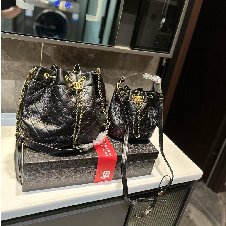 Bucket Bag Original Single Cowhide Practical Large Capacity All-Match Female Bag CH333333-11098575ใช่