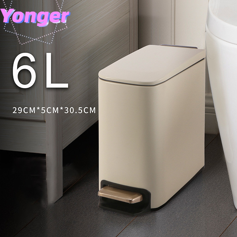 ถังขยะสแตนเลส 6 ลิตร สําหรับห้องน้ํา ห้องนอน โรงแรม
