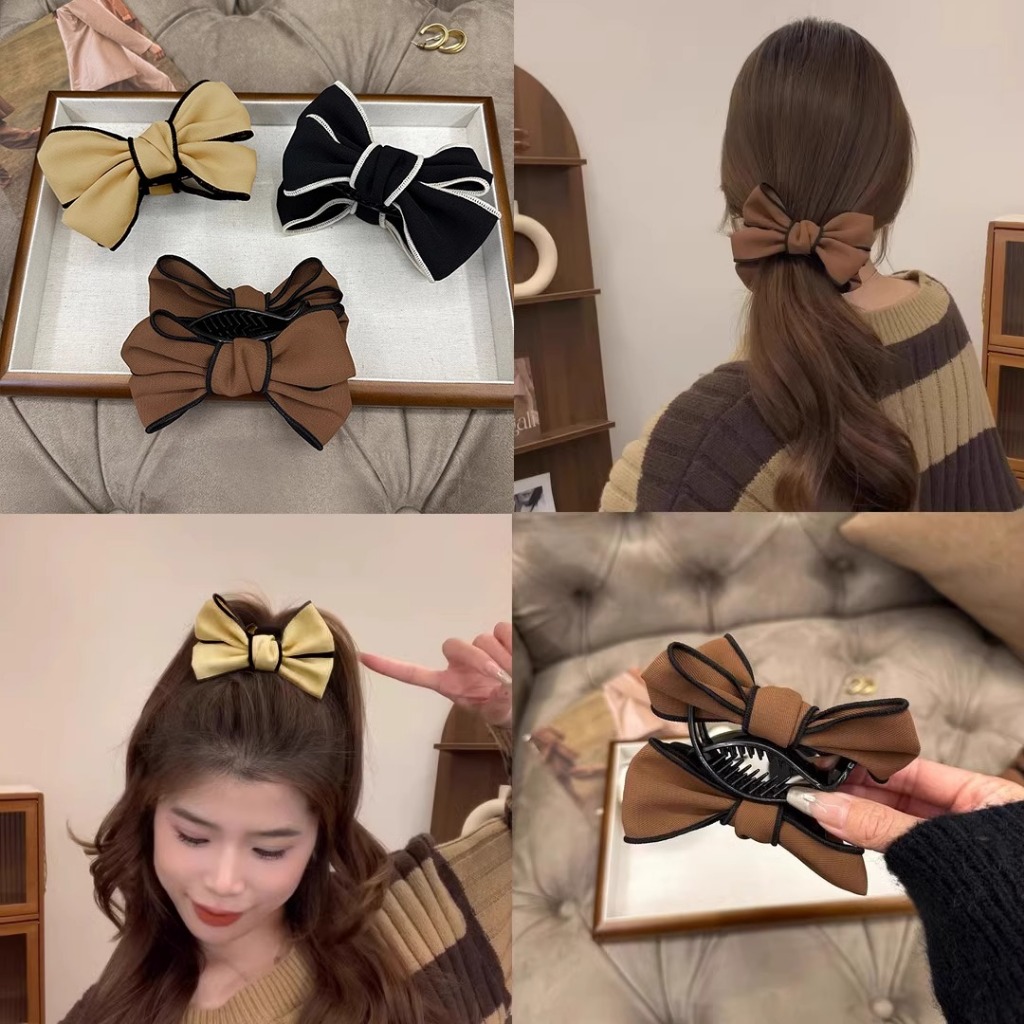 เกาหลีเกาหลีสองด้านโบว์ระดับไฮเอนด์หัวบอลผมขนาดใหญ่คว้าคลิปใหม่น่ารักกิ๊บผ้าโพกศีรษะ