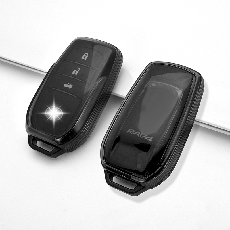 Soft TUP ฝาครอบกุญแจรถเหมาะสําหรับ Toyota FORTUNER/Hilux/Revo/Innova/Harrier/FORTUNER legeng/GR SPORT Remote Key Case - รูปที่ 2