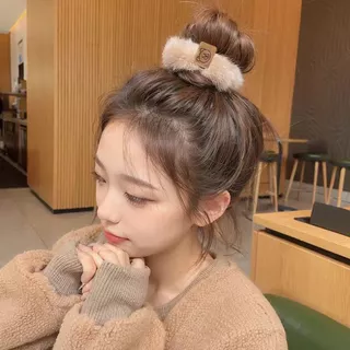 เกาหลีตุ๊กตาหมีเชือกผมหญิง อิน ของขวัญวันเกิดนักเรียนน่ารัก