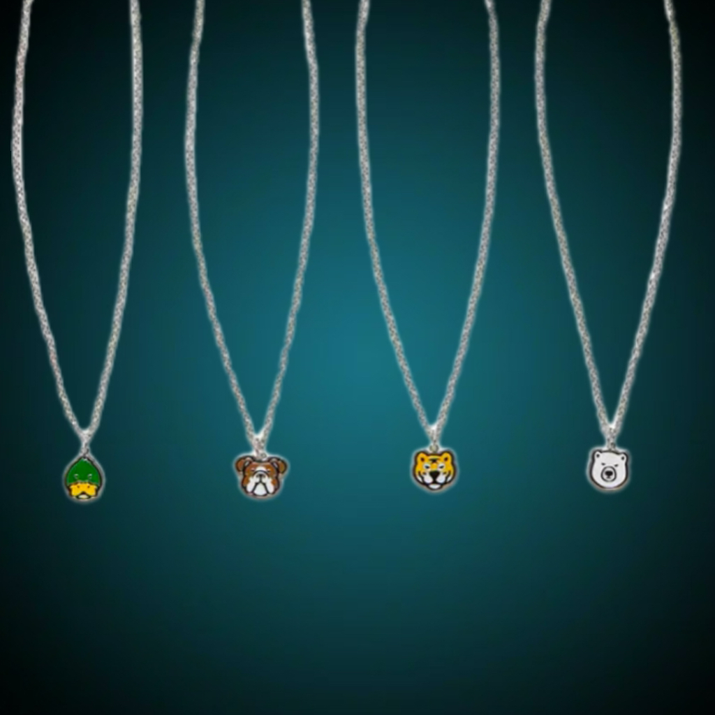 Human MADE 22SS Animal Straw Zoo Love สร้อยคอหัวสัตว์ nigo