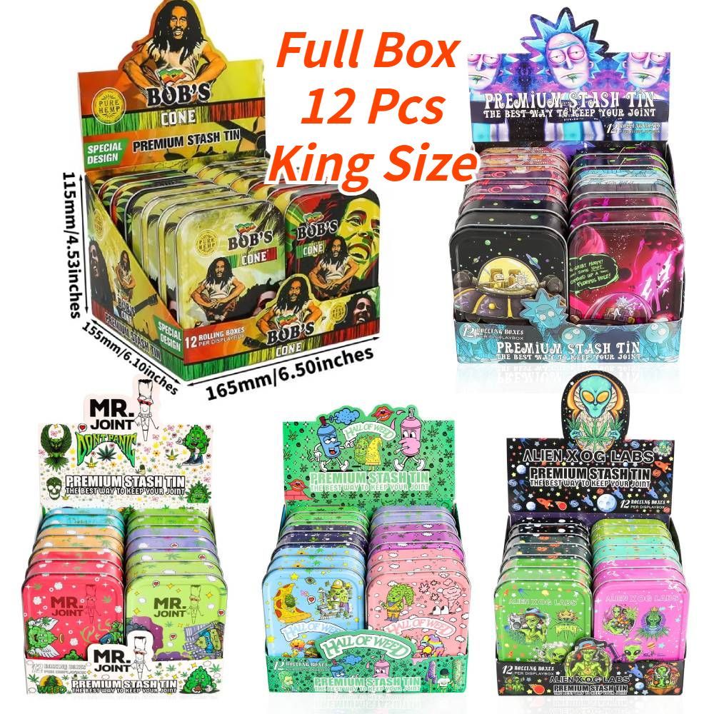 (ขายส่ง!! ยกกล่อง 12 ชิ้น) 110mm Metal Storage Box อเนกประสงค์ กล่องเก็บของ โลหะ แบบพกพา
