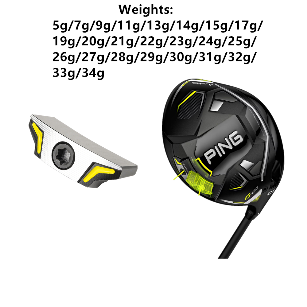 1pcs Golf น้ําหนักเปลี่ยน Fit PING G430 Max Driver G430 LST SFT Driver Golf Club หัวน้ําหนัก