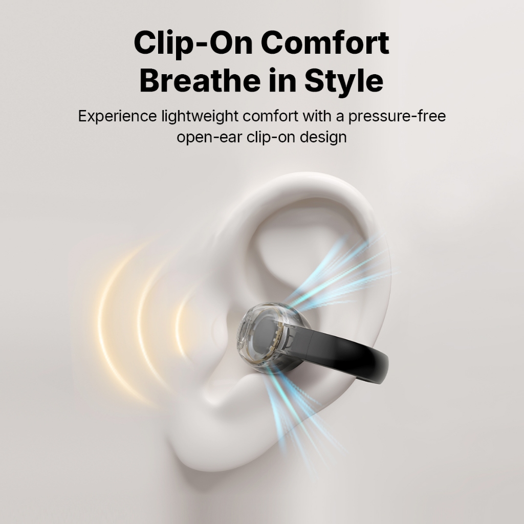 Edifier R1 หูฟังไร้สายบลูทูธแบบเปิดหู ไดรเวอร์ Dynamic เทคโนโลยีเสียงทิศทาง ใช้งานได้ 28 ชั่วโมง ระบบตัดเสียง AI บลูทูธ V5.4 รองรับการเชื่อมต่อหลายอุปกรณ์