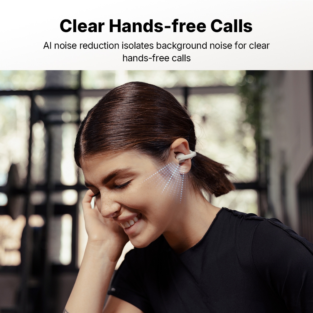 Edifier R1 หูฟังไร้สายบลูทูธแบบเปิดหู ไดรเวอร์ Dynamic เทคโนโลยีเสียงทิศทาง ใช้งานได้ 28 ชั่วโมง ระบบตัดเสียง AI บลูทูธ V5.4 รองรับการเชื่อมต่อหลายอุปกรณ์