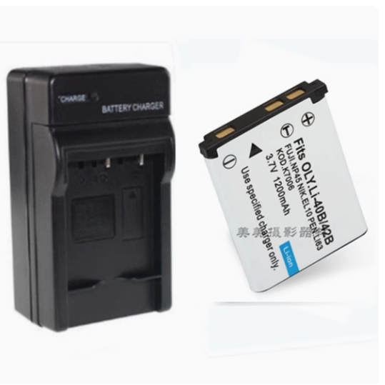 เหมาะสําหรับ Olympus fe-4050 fe5020 fe5030 fe50 แบตเตอรี่กล้องดิจิตอล + เครื่องชาร์จ