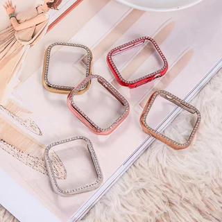 เคสเพชร PC กันกระแทก สำหรับ Apple Watch Series 11 10 Ultra 2 9 8 7 6 5 SE 4 3 ฝาครอบแข็ง iWatch 49 46 45 44 42 41 40 38mm