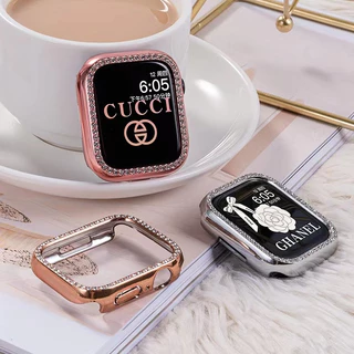 เคสเพชร PC กันกระแทก สำหรับ Apple Watch Series 11 10 Ultra 2 9 8 7 6 5 SE 4 3 ฝาครอบแข็ง iWatch 49 46 45 44 42 41 40 38mm