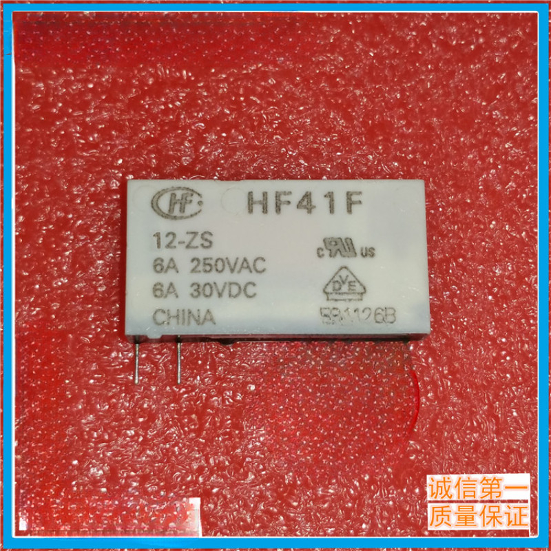 Hf41f-5 6 12 24 60-ZS ZST ZT Macro 5 Pin DC รีเลย์แม่เหล็กไฟฟ้า 6A250VAC