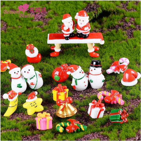 [JBTH] ตกแต่งคริสต์มาสเครื่องประดับขนาดเล็ก Creative Santa Claus Snowman Home ของขวัญขนาดเล็ก [JB]