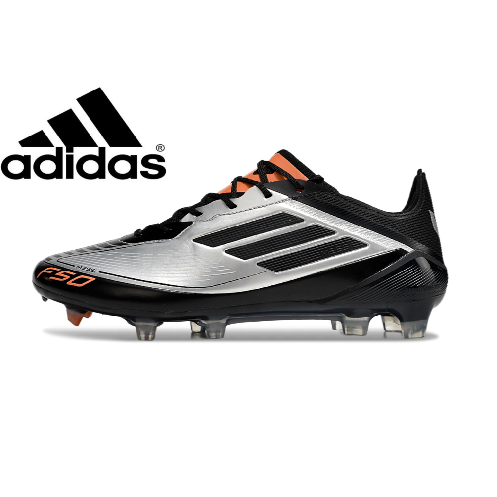 F50 Elite Messi FG รองเท้าผ้าใบผู้ชายถักกลางแจ้ง Anti-slip และทนต่อการสึกหรอเล็บฟุตบอล match รองเท้า