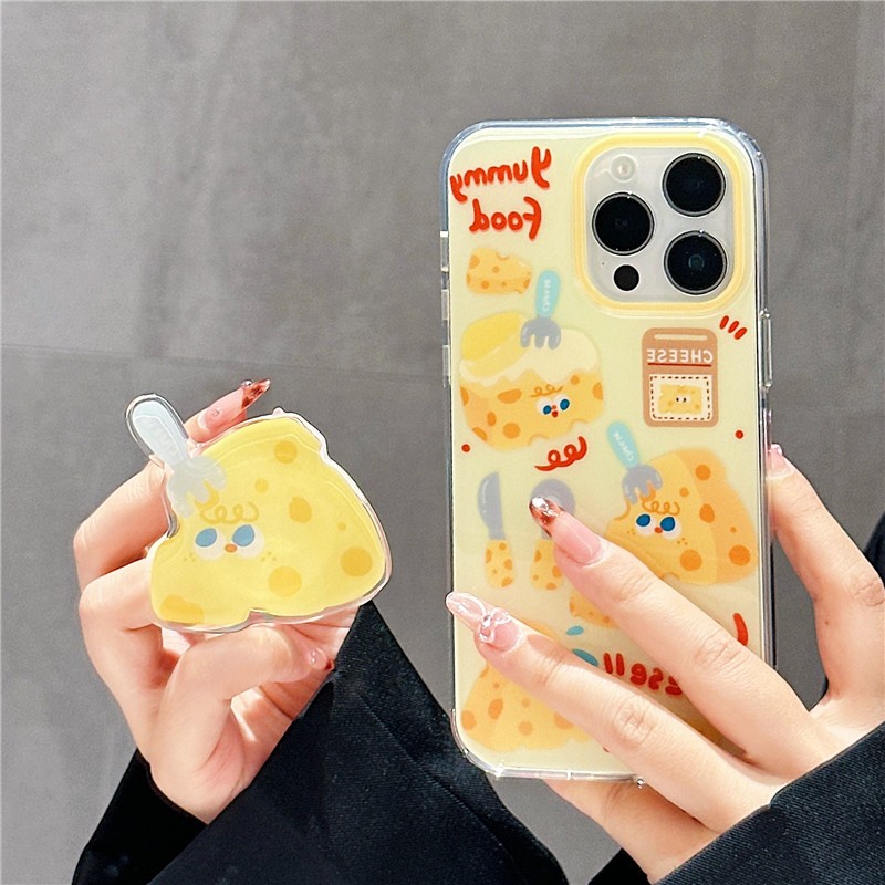 Iphone 16 pro max 15 pro max รูปแบบชีสวัสดุ TPU กระบวนการ IMD เคสโทรศัพท์พิมพ์สองชั้น