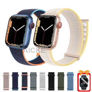 สายรัดข้อมือไนล่อนน้ำหนักเบาสำหรับ iWatch Series 11/10/9/8/7/6/5/4/3 / SE Ultra 2 46mm 45mm 41mm 44mm 42mm 40mm 38mm 49mm