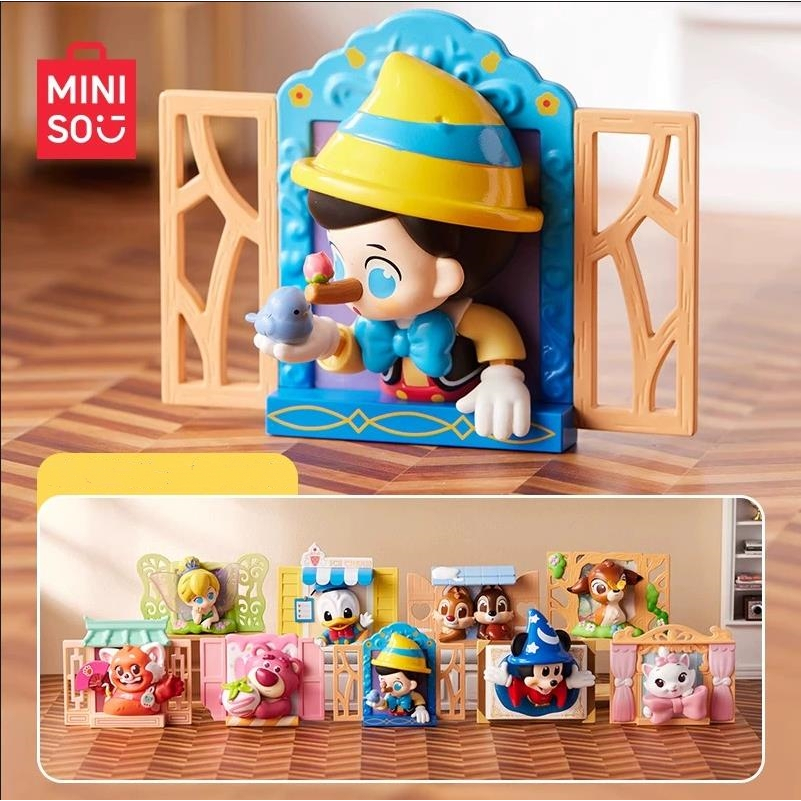 Disney Pixar Miniso Fairytale Window Blind Boxes Toy Collection