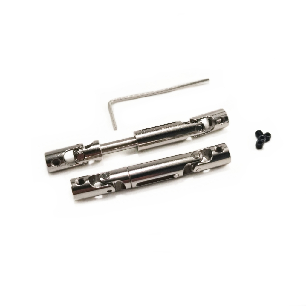 อะไหล่อัพเกรดเพลาขับโลหะ MN99S mn99 MN98 MN90 wpl C14 c24 mn 99s mn99 wpl c24 2 ชิ้น