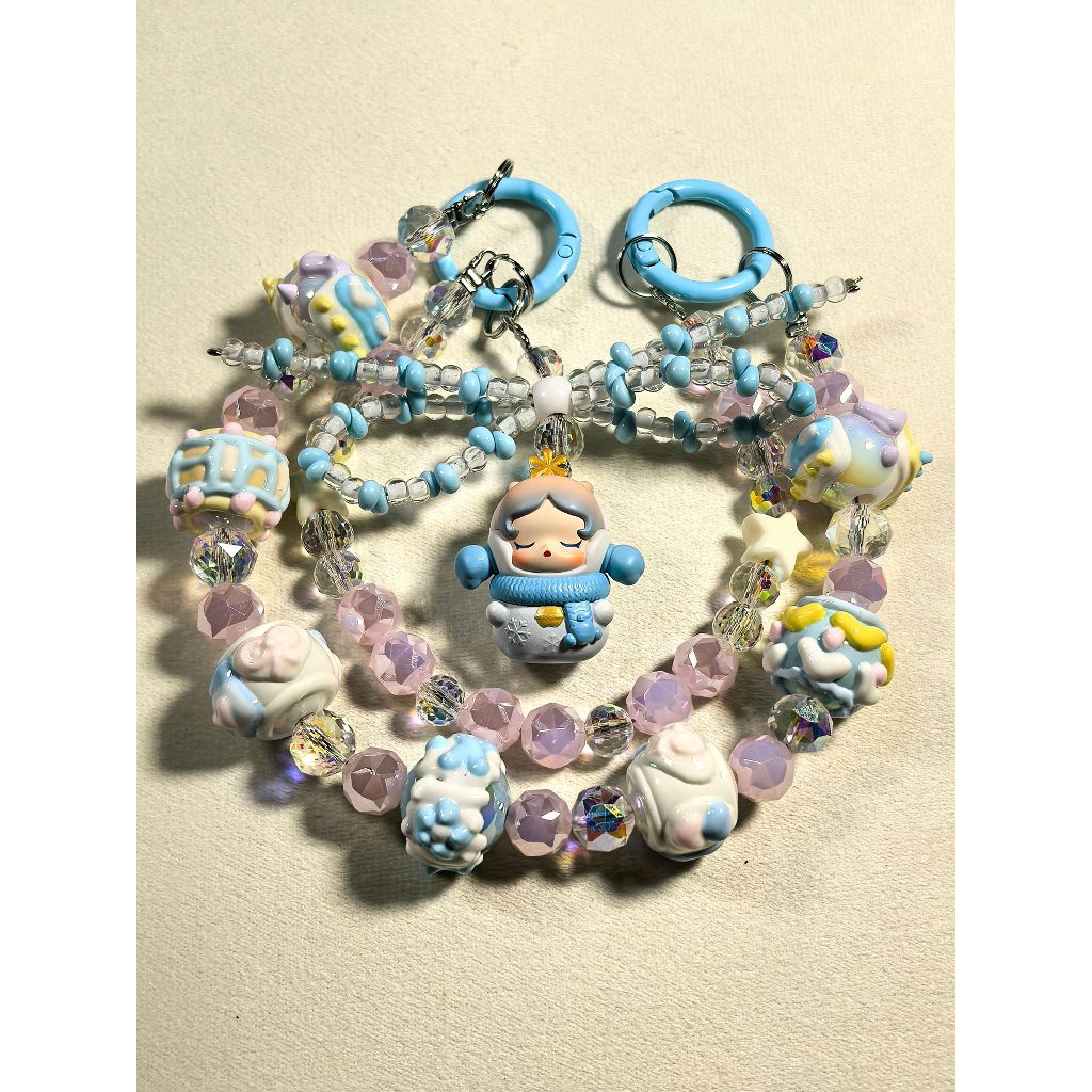 Popmart Handmade Mobile Phone Pendant Backpack Pendant Strong ทนทานประณีตราคาไม่แพงของแท้ popmart
