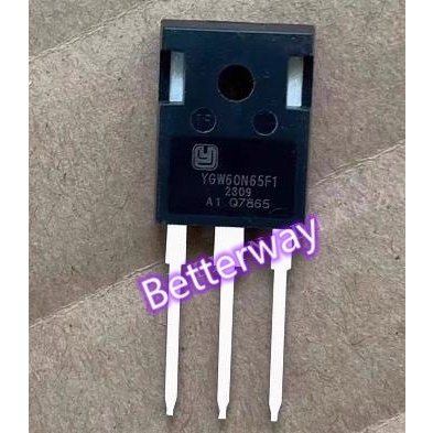 2pcs Original YGW60N65F1 TO-247 YGW60N65F 60N65F1 60N65 TO247 650V/60A IGBT ทรานซิสเตอร์ใหม่เดิมขาย