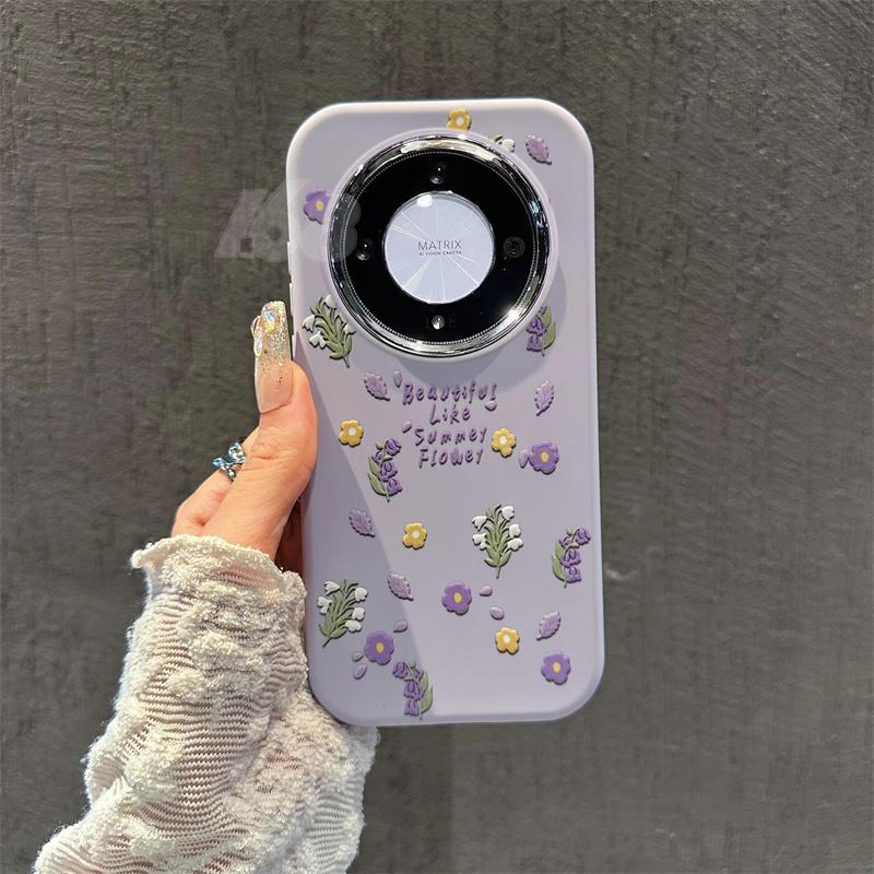 เคส Honor X9C X9D X9b X9A 90 5G 200 Pro เคสโทรศัพท์มือถือ ซิลิโคนนิ่ม ผิวด้าน กันกระแทก กันรอยนิ้วมือ กันรอยเลนส์กล้อง ลายดอกไม้ทิวลิปน่ารัก สําหรับ