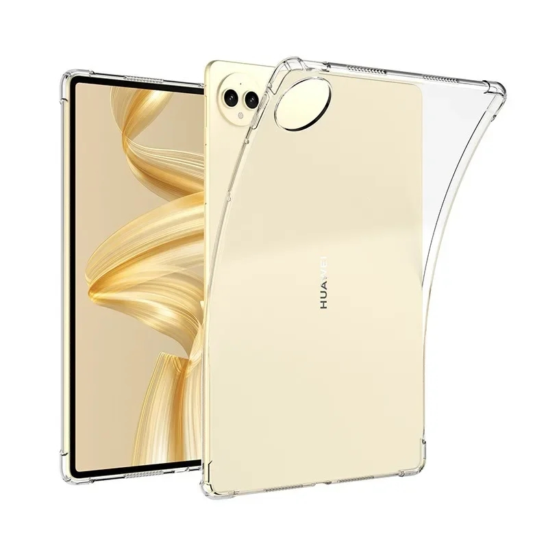สําหรับ HUAWEI MatePad Pro 12.2 นิ้ว 2024 MRO-W00 MRO-W10 กรณีโปร่งใส Air-กระเป๋าซิลิโคนนุ่ม TPU Fundas สําหรับ MatePad Pro 12.2