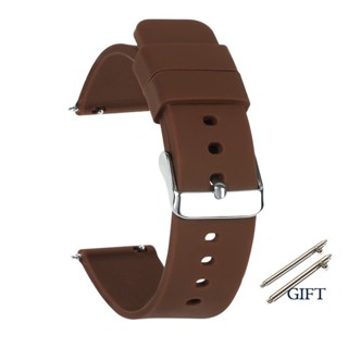 สายนาฬิกาข้อมือ ซิลิโคนนิ่ม กันน้ํา ปลดไว ขนาด 18 มม. 20 มม.…