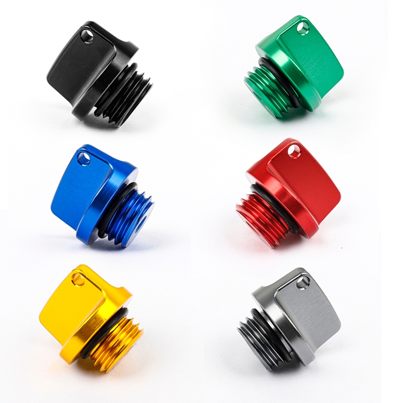 M20*2.5 อุปกรณ์เสริมรถจักรยานยนต์ CNC น้ํามันฟิลเลอร์ปลั๊กสําหรับ Kawasaki Z800 Z650 Z900 Z400 Z1000