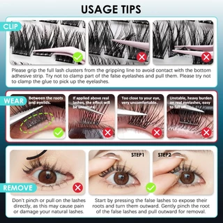 Seedew ขนตาปลอมหนา ขนตาปลอม ช่อ ขนตาปลอม silk glow สุภาพสตรีแต่งหน้า มีกาวในตัว