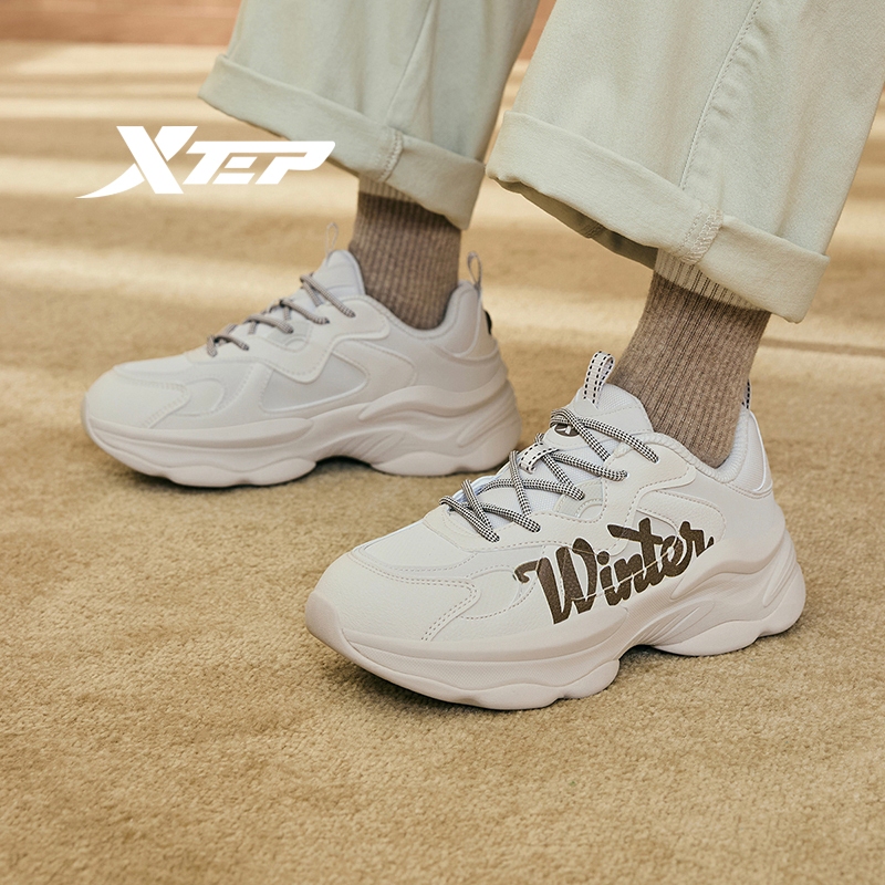 Xtep Egg Roll Women Casual Shoes Vitality Street รองเท้าผ้าใบที่สะดวกสบาย