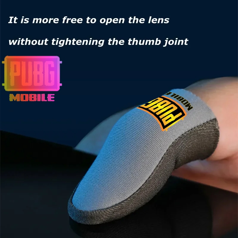 Bluewow PUBG ถุงมือสําหรับเล่นเกม ถุงมือปลายนิ้ว กันเหงื่อ และกันลื่น เหมาะสําหรับเกมมือถือทั้งหมด PUBG, MLBB, CODM